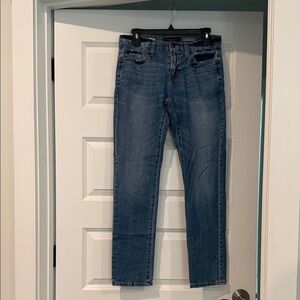 Aeropostale Men's Slim Straight Blue Denim Jeans